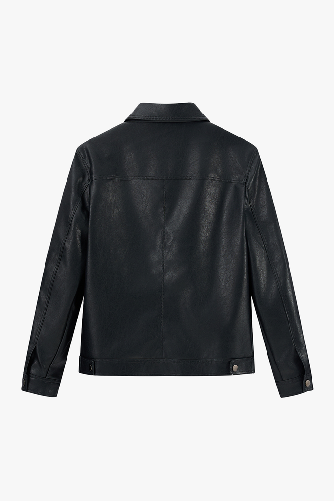 Áo Da Nam Cao Cấp - Khoác Da 2 Lớp