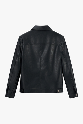 Áo Da Nam Cao Cấp - Khoác Da 2 Lớp