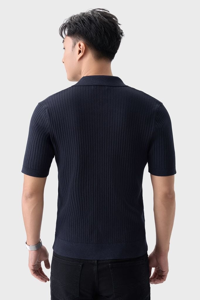 Áo Len Nam Cộc Tay Polo Knit - Slim-fit Trẻ Trung Lịch Lãm
