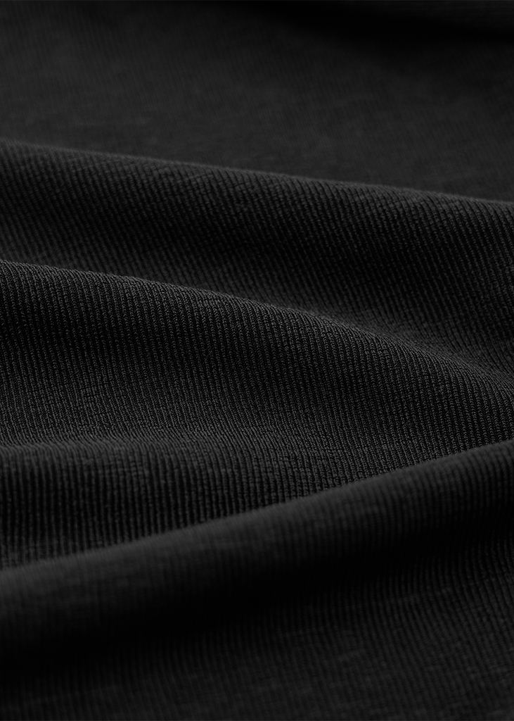 Áo Thun Nữ Dài Tay - Cổ Lệch Nhún Sườn Dáng Ôm