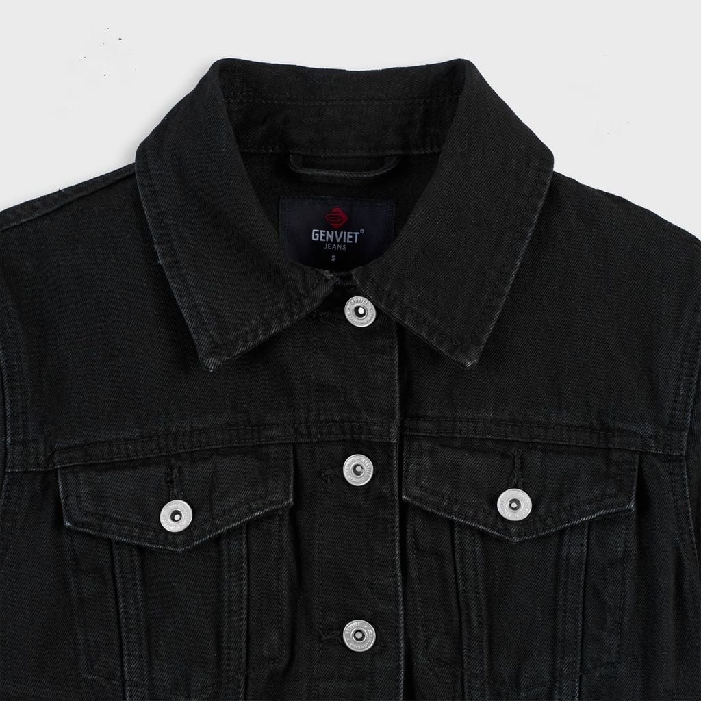 Áo Khoác Jean Nữ Ôm Vừa Cotton Denim Cao Cấp - Tôn Dáng Trẻ Trung Thời Thượng