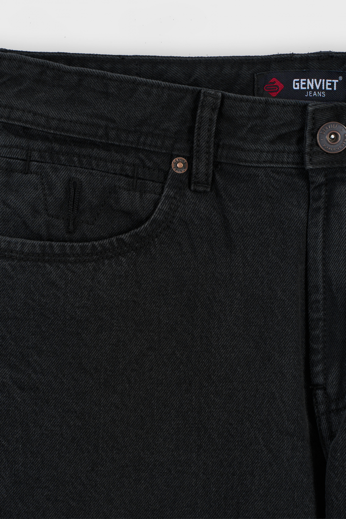Quần Jean Nam Ống Rộng Cotton Denim Cao Cấp - Chuẩn Form Hack Dáng Thời Thượng