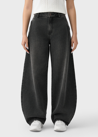 Quần Jeans Nữ Ống Thùng