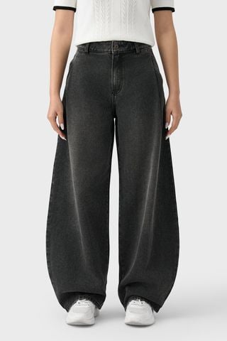 Quần Jeans Nữ Ống Thùng