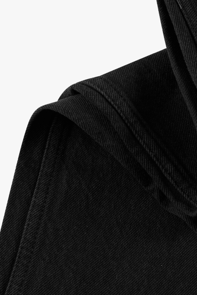 Quần Jeans Nam Màu Đen Dáng Col Đứng