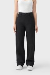 Quần Jeans Nữ Dài Ống Suông Vừa