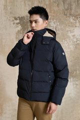 Áo Phao 3 Lớp Chần Bông Có Mũ Tháo Rời - Tay Bo Chun, Ấm Áp