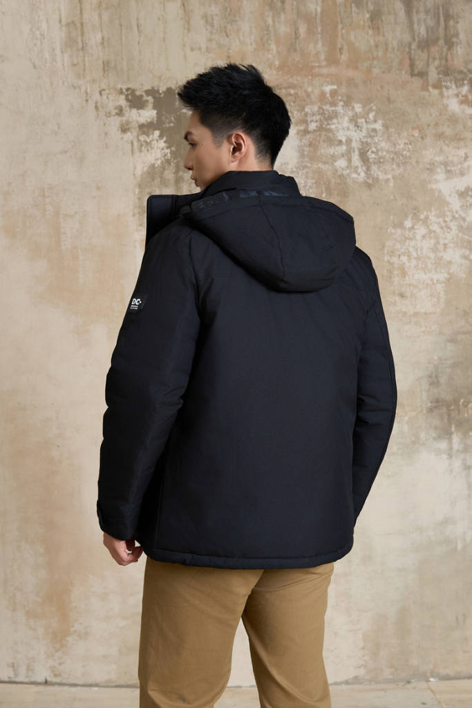 Áo Phao 3 Lớp Trần Bông Có Mũ - Ấm Áp, Cản Gió, Chất Liệu Cao Cấp