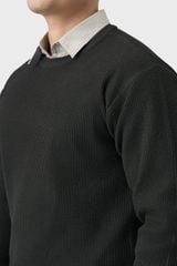 Áo Len Nam Lông Cừu – Cổ Tròn Trung Tính