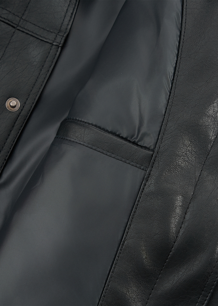 Áo Da Nam Cap Cấp - Khoác Da 2 Lớp