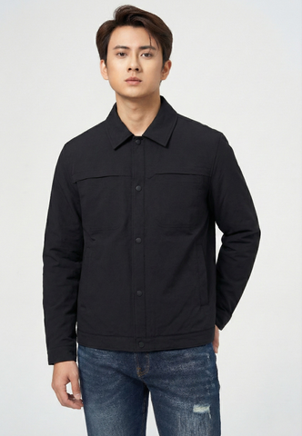Áo Khoác Nam Cổ Đức Jacket 2 lớp