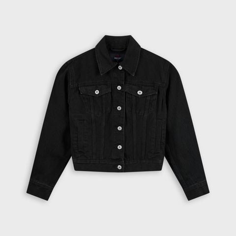 Áo Khoác Jean Nữ Ôm Vừa Cotton Denim Cao Cấp - Tôn Dáng Trẻ Trung Thời Thượng