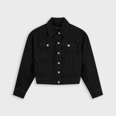 Áo Khoác Jean Nữ Ôm Vừa Cotton Denim Cao Cấp - Tôn Dáng Trẻ Trung Thời Thượng