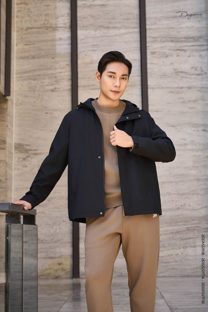 Áo Khoác Gió Nam 2 Lớp Có Mũ - Chất Liệu Cao Cấp Cản Gió, Chống Nước