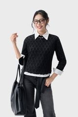 Áo Thun Nữ Viền Nhún – Chất Ren Nhẹ Thoáng