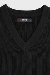 Áo Len Sát Nách Nam Cổ V Premium Fine-Knit - Chuẩn Form Lịch Lãm