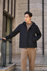 Áo Khoác Gió Nam 2 Lớp Có Mũ - Chất Liệu Cao Cấp Cản Gió, Chống Nước