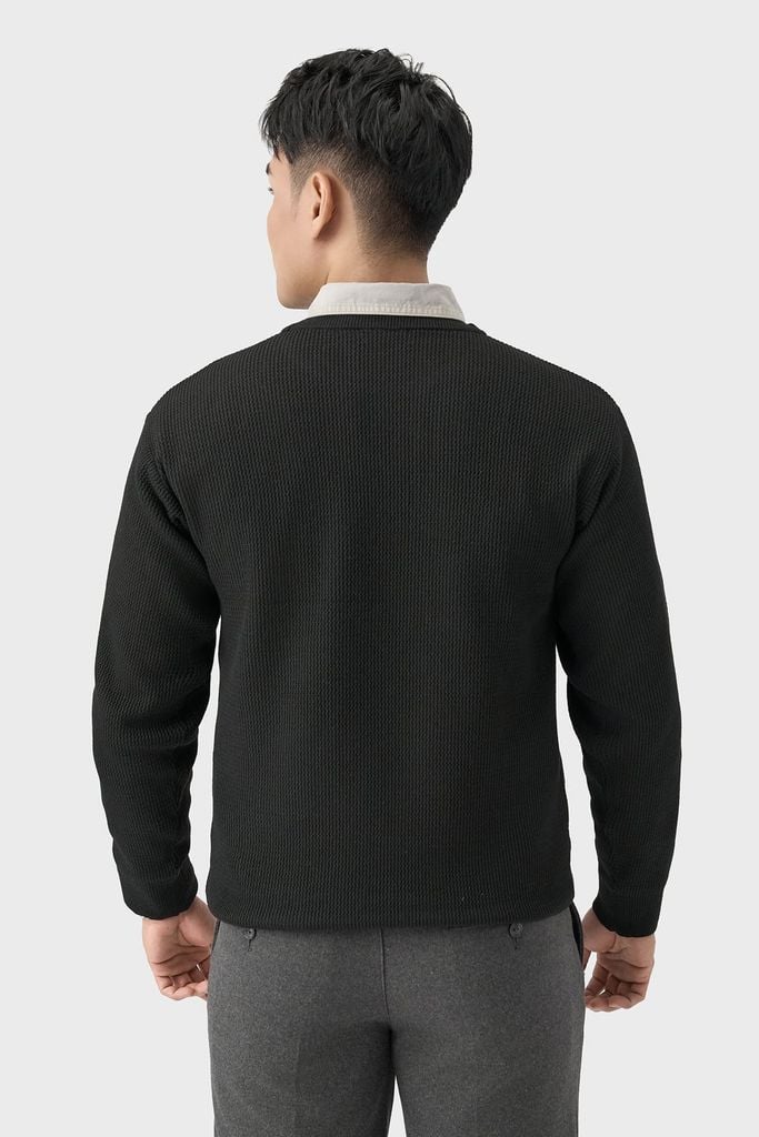 Áo Len Nam Lông Cừu – Cổ Tròn Trung Tính