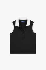 Áo Polo Nữ Sát Nách Cotton Poplin Cao Cấp - Thời Trang Hè Mềm Mát