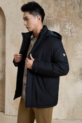 Áo Phao 3 Lớp Trần Bông Có Mũ - Ấm Áp, Cản Gió, Chất Liệu Cao Cấp