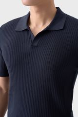 Áo Len Nam Cộc Tay Polo Knit - Slim-fit Trẻ Trung Lịch Lãm