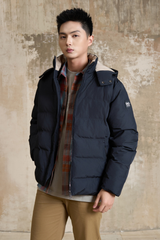 Áo Phao 3 Lớp Chần Bông Có Mũ Tháo Rời - Tay Bo Chun, Ấm Áp