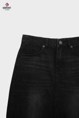 Chân Váy Jean - Juyp Jeans Nữ Dáng Suông