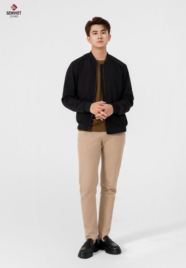 Áo Khoác 2 Lớp Nam Suông Vừa