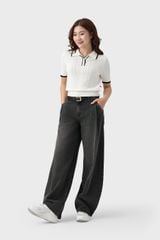 Quần Jeans Nữ Ống Cong Cá Tính