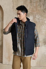 Áo Phao Gile 3 Lớp Chần Bông - Cổ Cao Cản Gió, Giữ Ấm Tốt