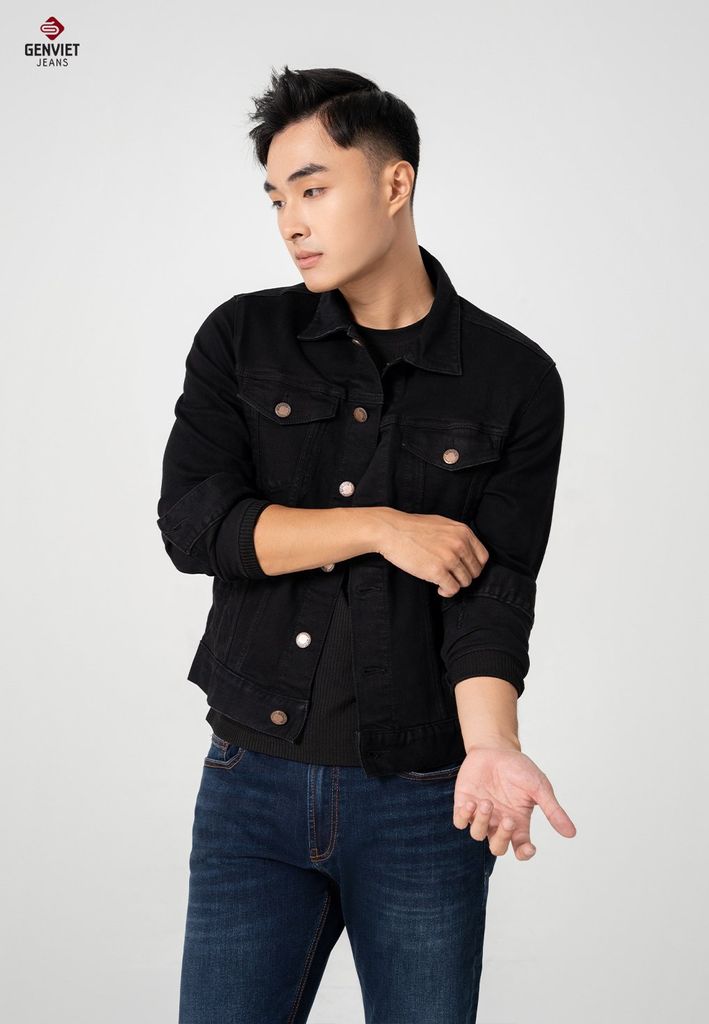 Áo Khoác Jeans 1 Lớp Nam