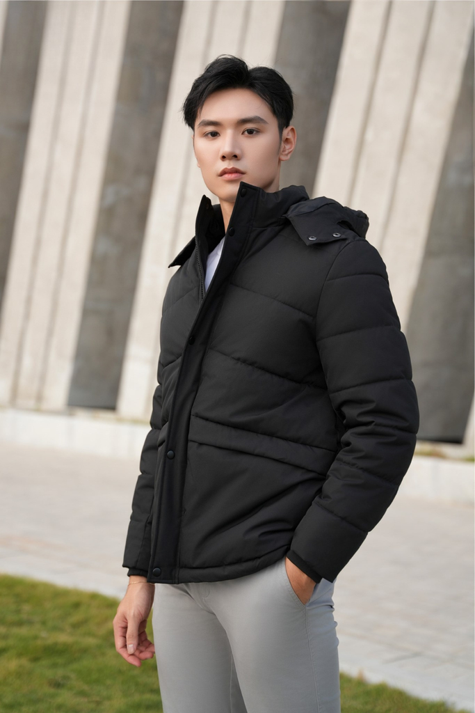 Áo Khoác Nam 3 Lớp Dáng Ngắn
