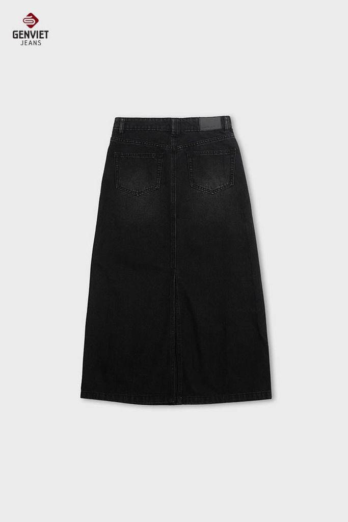 Chân Váy Jean - Juyp Jeans Nữ Dáng Suông