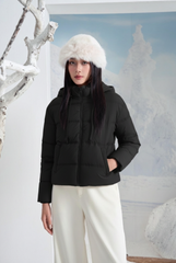 Áo Phao Nữ Chần Bông 3 Lớp - Giữ Ấm Tối Ưu