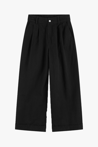 Quần Kaki Nữ Ống Suông Cotton Twill Cao Cấp - Tôn Dáng Thời Thượng