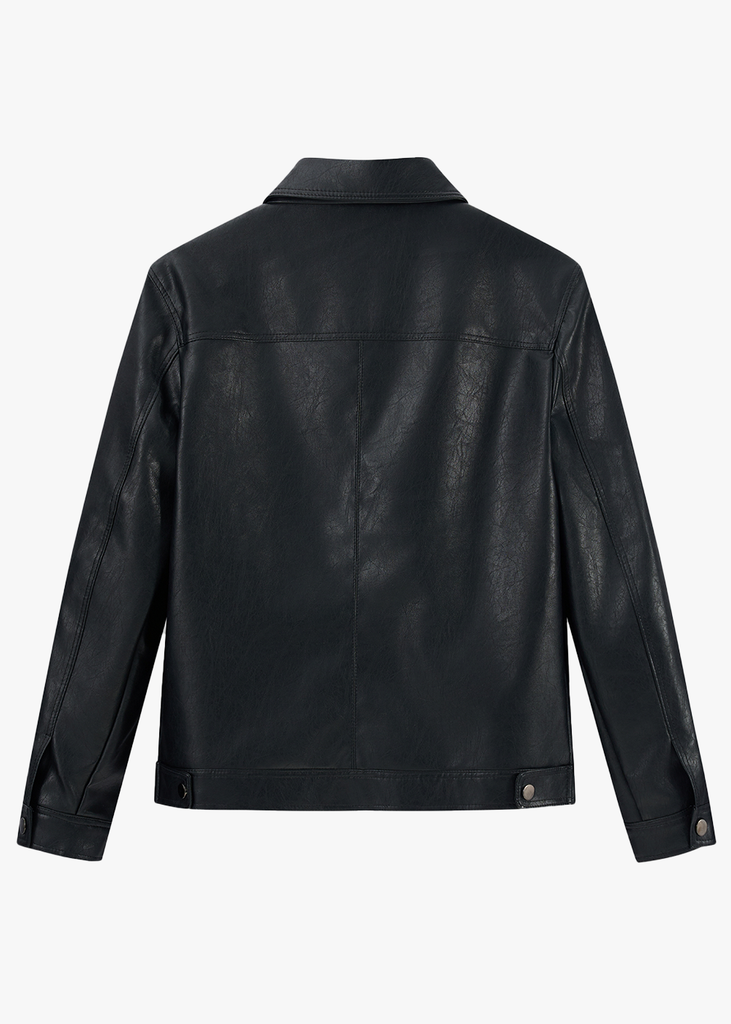 Áo Da Nam Cap Cấp - Khoác Da 2 Lớp