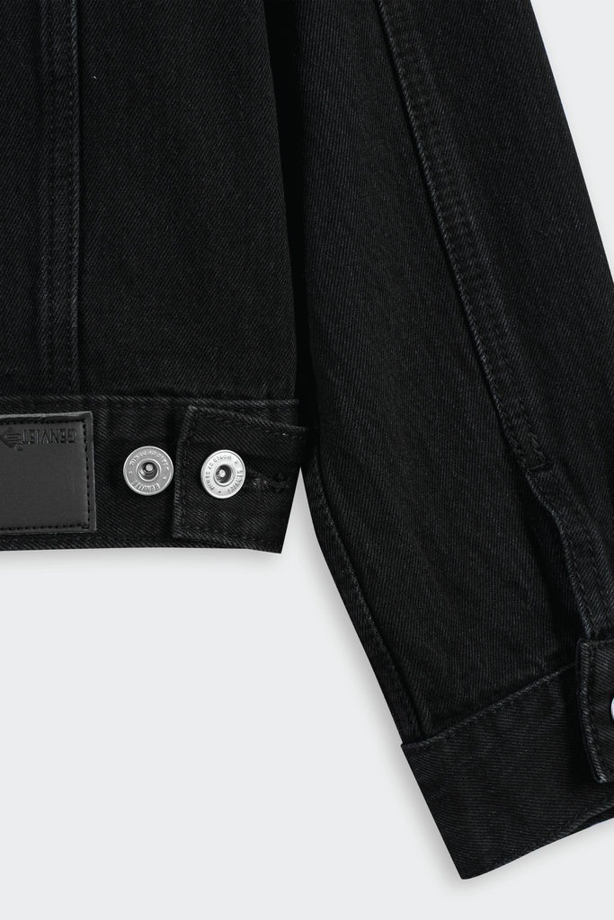 Áo Khoác Jean Nữ Ôm Vừa Cotton Denim Cao Cấp - Tôn Dáng Trẻ Trung Thời Thượng