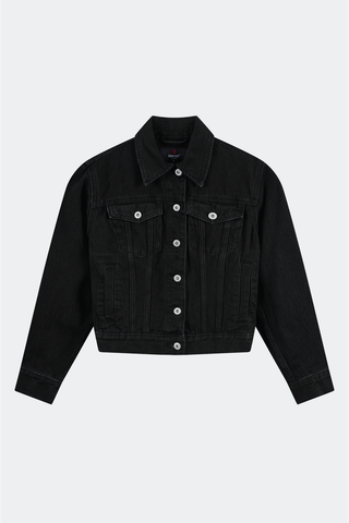 Áo Khoác Jean Nữ Ôm Vừa Cotton Denim Cao Cấp - Tôn Dáng Trẻ Trung Thời Thượng