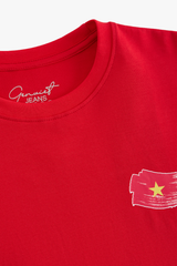 Áo Thun Yêu Nước Cộc Tay Unisex Dáng Suông
