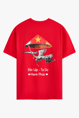 Áo Thun Yêu Nước Cộc Tay Unisex Dáng Suông