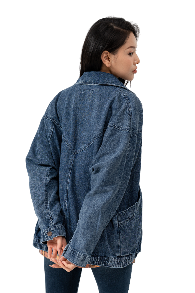 Áo Khoác Jeans Nữ 1 Lớp