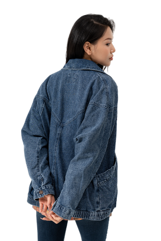 Áo Khoác Jeans Nữ 1 Lớp