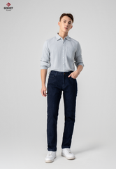 Quần Jeans Nam Ống Col Đứng
