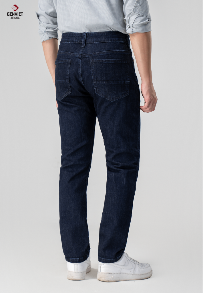 Quần Jeans Nam Ống Col Đứng