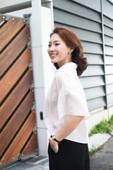 Áo Sơ Mi Nữ Cộc Tay Form Suông - Chất Vải Thô Xốp Trẻ Trung