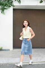 Áo Polo Nữ Sát Nách Cotton Poplin Cao Cấp - Thời Trang Hè Mềm Mát