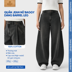 Quần Jeans Nữ Ống Cong Cá Tính