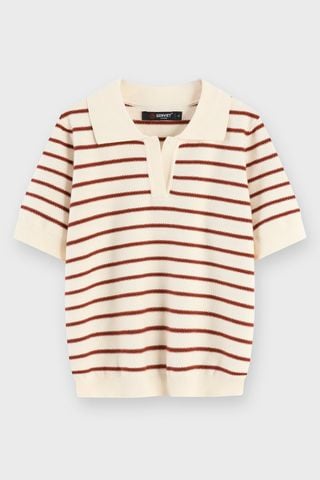 Áo Len Cộc Tay Nữ Cổ Polo Len Dệt Cotton Mềm Mát Cao Cấp - Trẻ Trung, Chuẩn Form Thanh Lịch