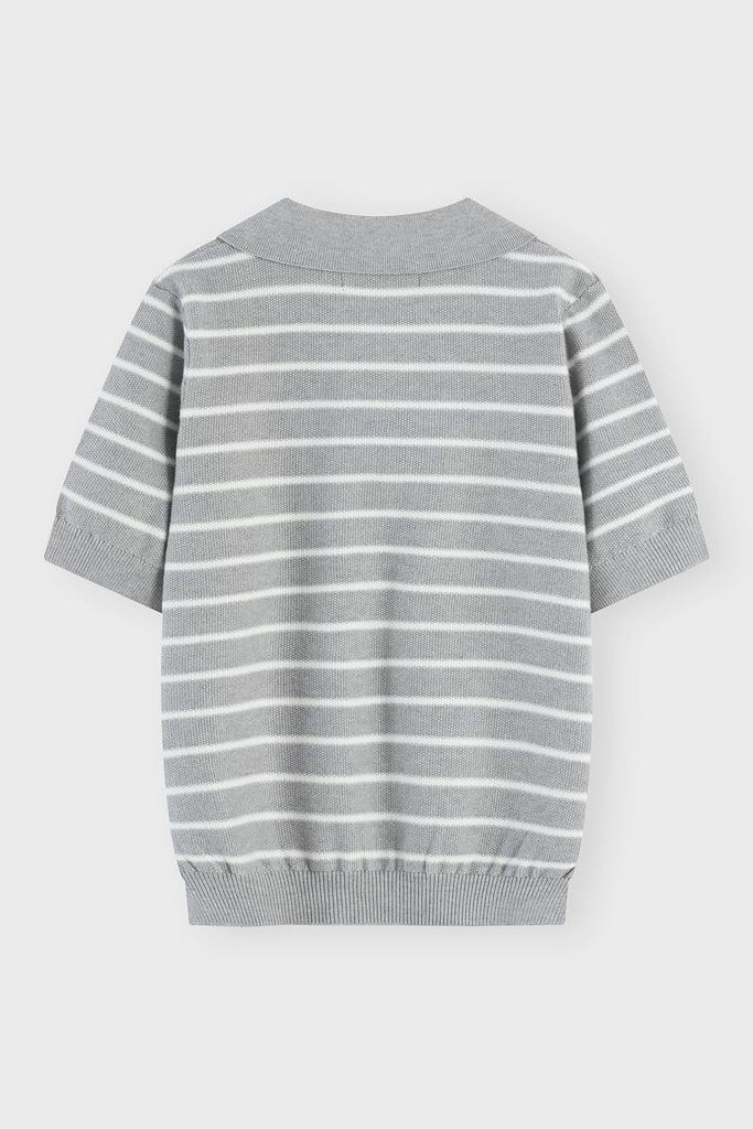 Áo Len Cộc Tay Nữ Cổ Polo Len Dệt Cotton Mềm Mát Cao Cấp - Trẻ Trung, Chuẩn Form Thanh Lịch