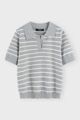 Áo Len Cộc Tay Nữ Cổ Polo Len Dệt Cotton Mềm Mát Cao Cấp - Trẻ Trung, Chuẩn Form Thanh Lịch